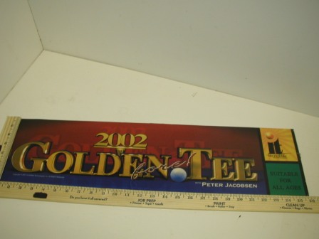 Golden Tee 2002 Marquee (Cracked)